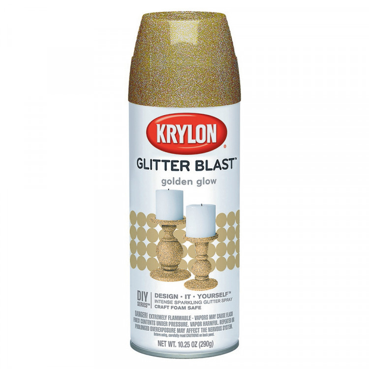 KRYLON/КРИЛОН Краска №3502 Эффект мерцания серебряный Glitter Blast  а/э 290г