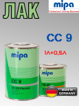 MIPA/МИПА Лак 2К HS Klarklak CC9 1л+отв HS-25 0,5л высокоглянцевый УФ-защита 260210000