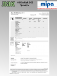 MIPA/МИПА Лак 2К HS Klarklak CC9 5л+отв HS-25 2,5л высокоглянцевый УФ-защита 260250000