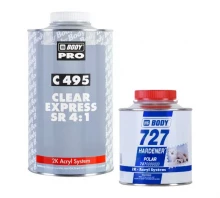 BODY/БОДИ Лак 495 MS Express акриловый 4+1 отв 727 (1л+0,25л) быстрый