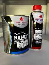 NUMIX/НУМИКС Грунт акриловый 4+1 серый Easy Sanding 1л + отв. 0,25л