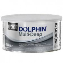 U-POL Шпатлевка DOLPHIN MULTI DEEP армированная, высокоплотная, серебристо-серая 1,5кг